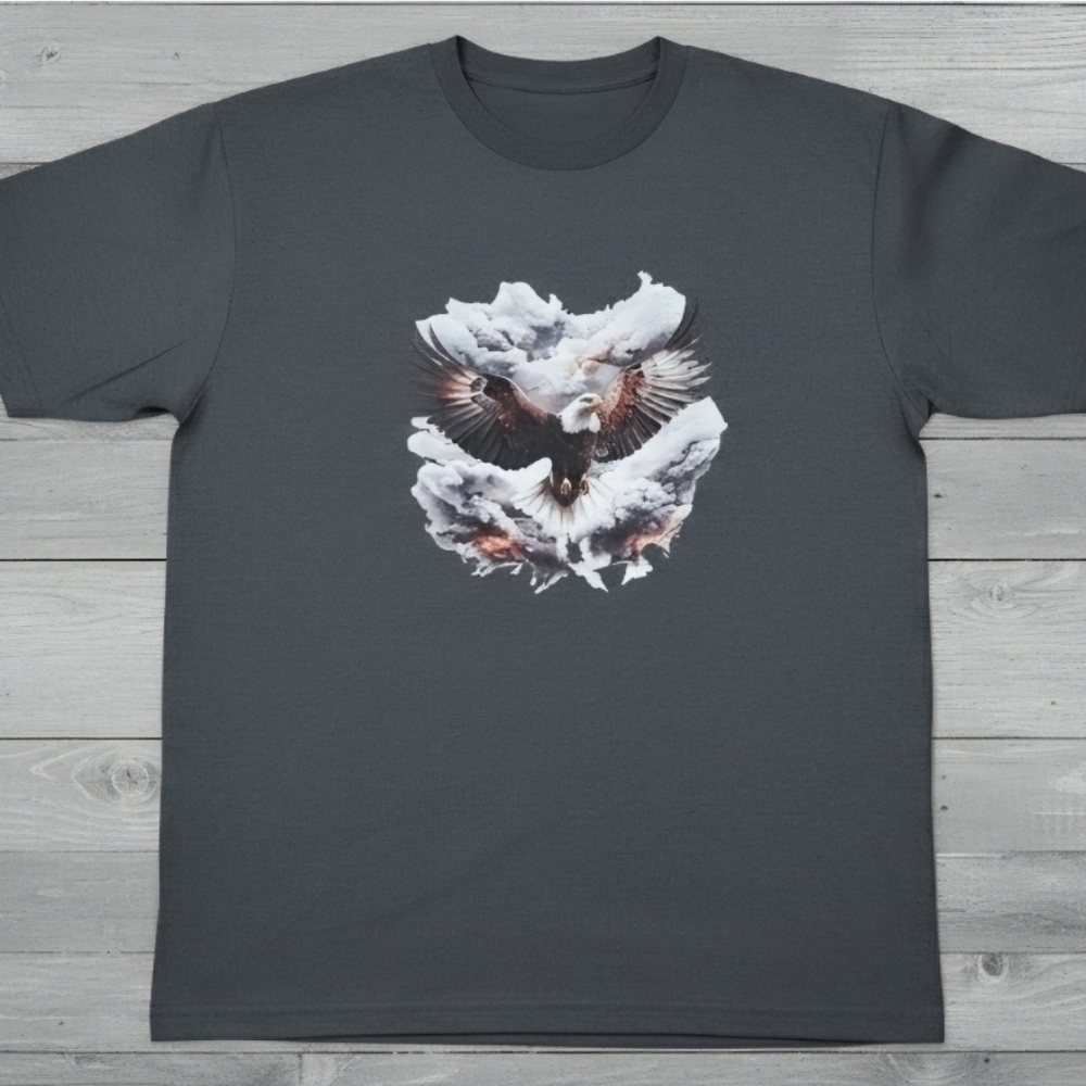 Bald Eagle Graphic Tee • Patriotic Americana Shirt • Unisex Eagle Top - Picture 12 of 12